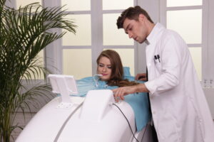 Ozone therapy wellness session with Hocatt sauna at Corning Wellness